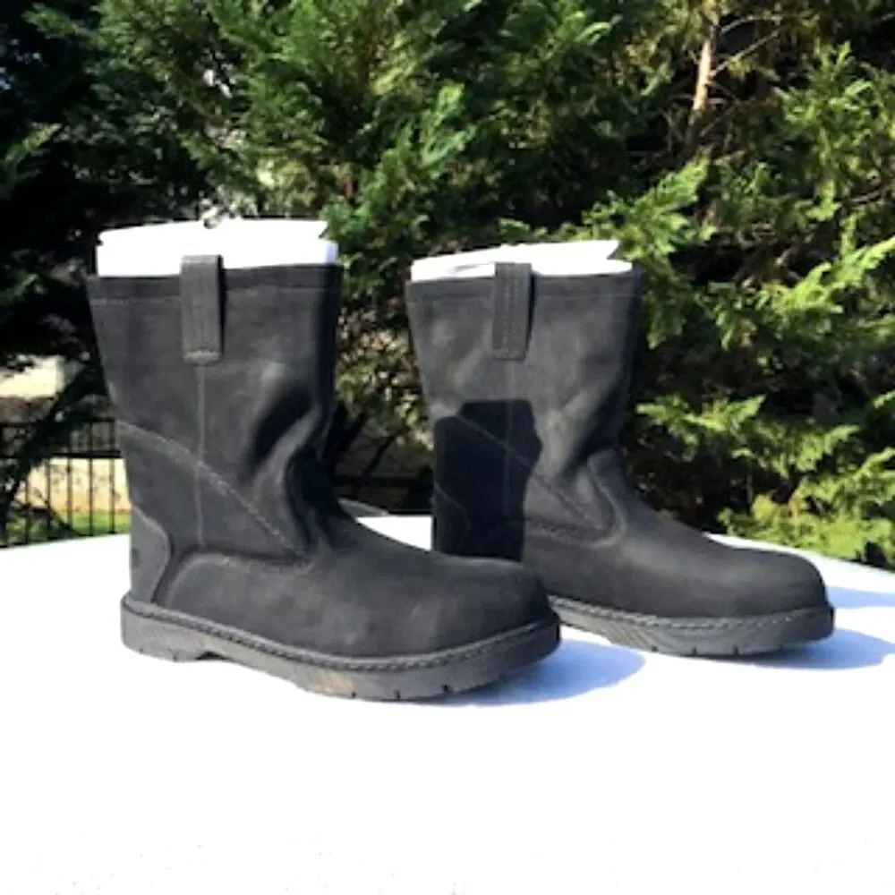 Steel Toe Boots Size: 14 Pull On Leather . Herman Survivors  . New in Box
